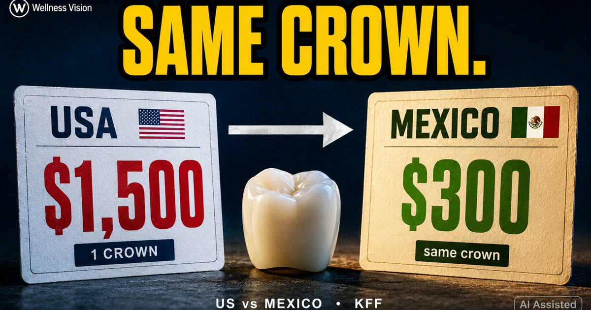 Dental Crowns Cost: US $1,500 vs Mexico $300 — Worth It? (2026)