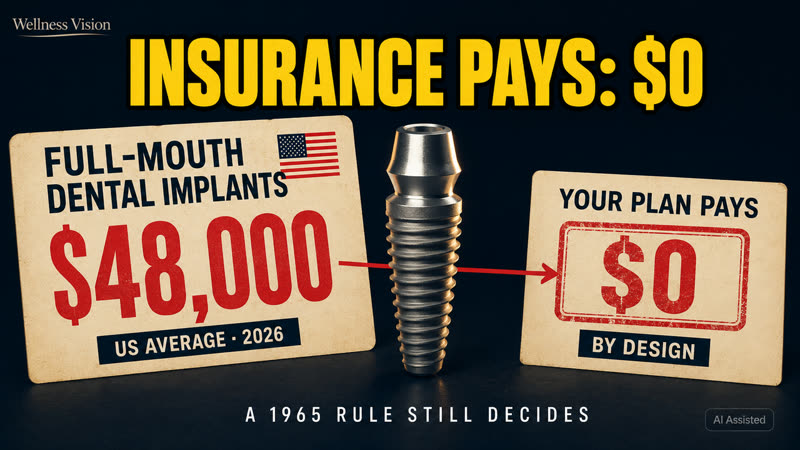Why Dental Implant Insurance Pays $0 on a $48,000 Bill