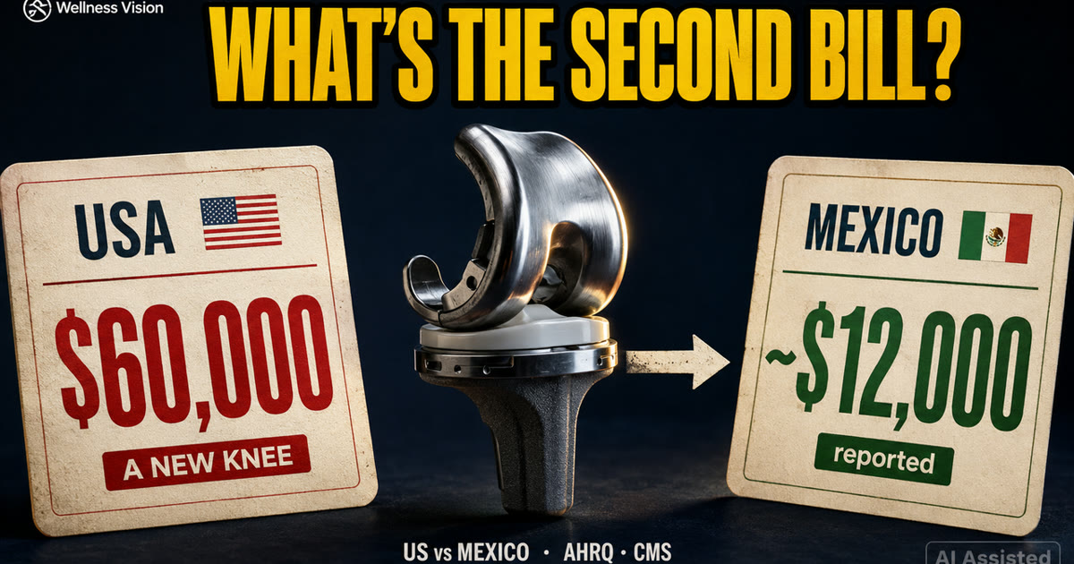 Knee Replacement Cost: US $60K vs Mexico — What's the Catch? (2026)