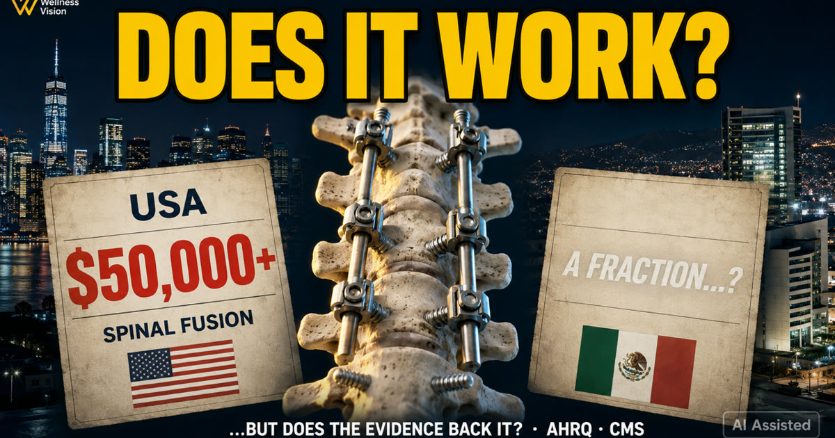Spinal Fusion Cost: US $50K vs Mexico — Does It Work? (2026)